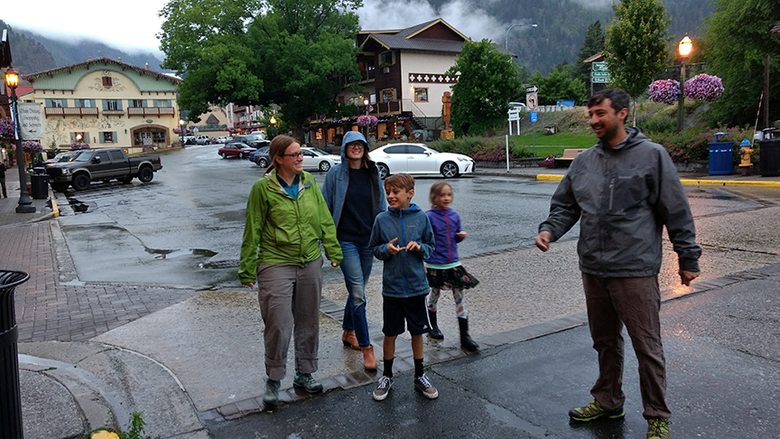 visiting Leavenworth - the crew