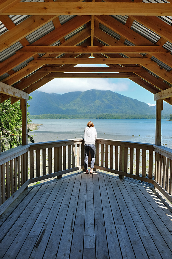 looking out over towards Meares Island