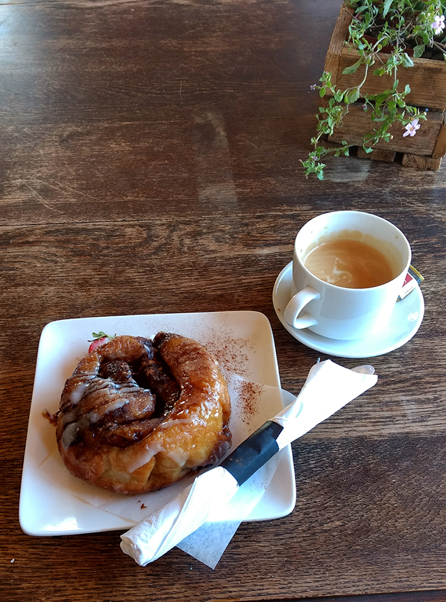 Rusticana Coffee in Mill Bay, BC - on the way back to the ferry