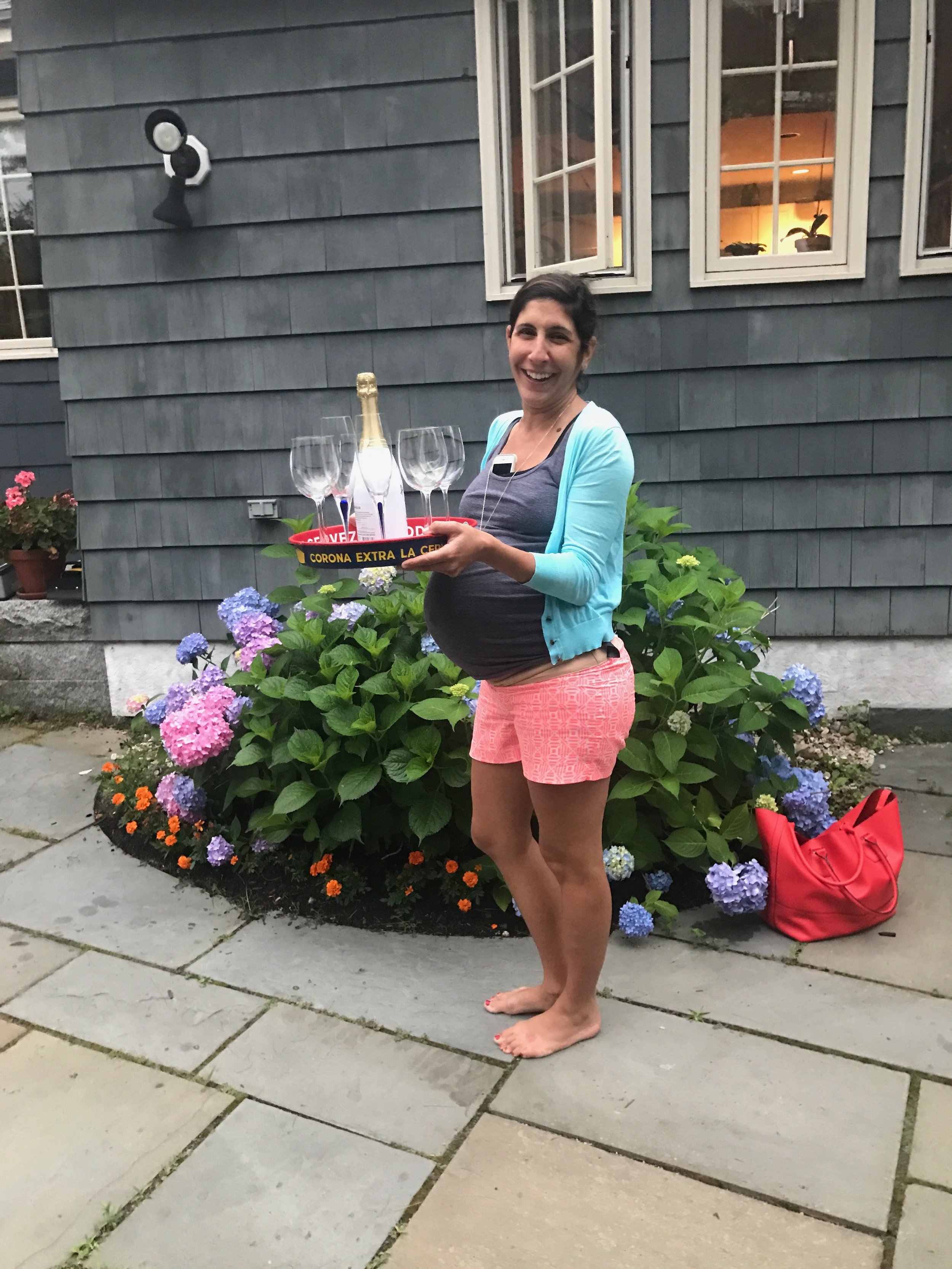 some bubbly in Cape Elizabeth, ME