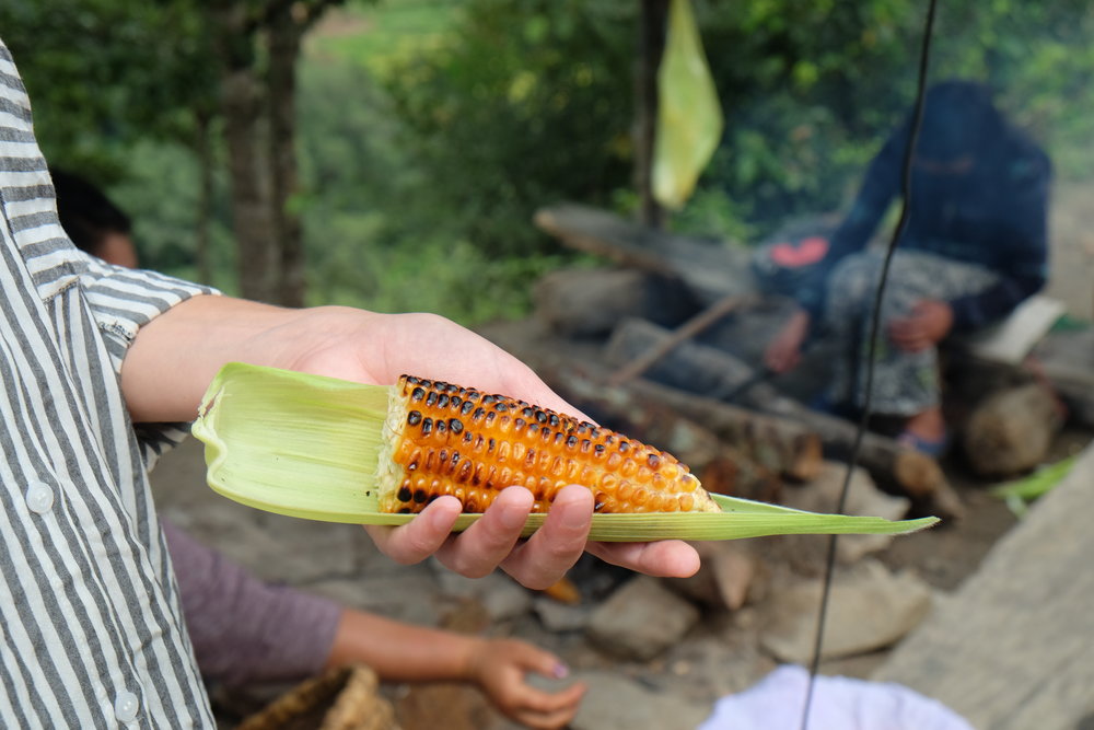 Fire Grilled Corn
