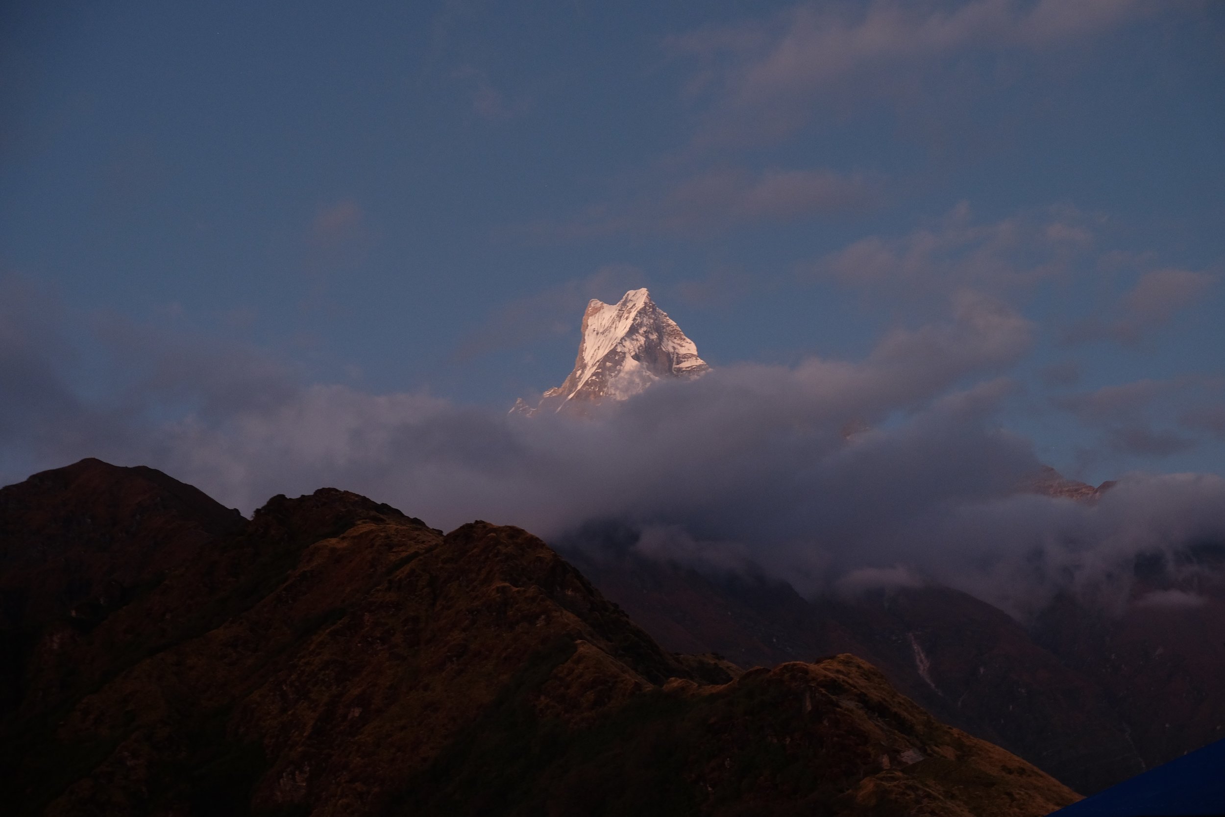 Machapuchre in the morning light