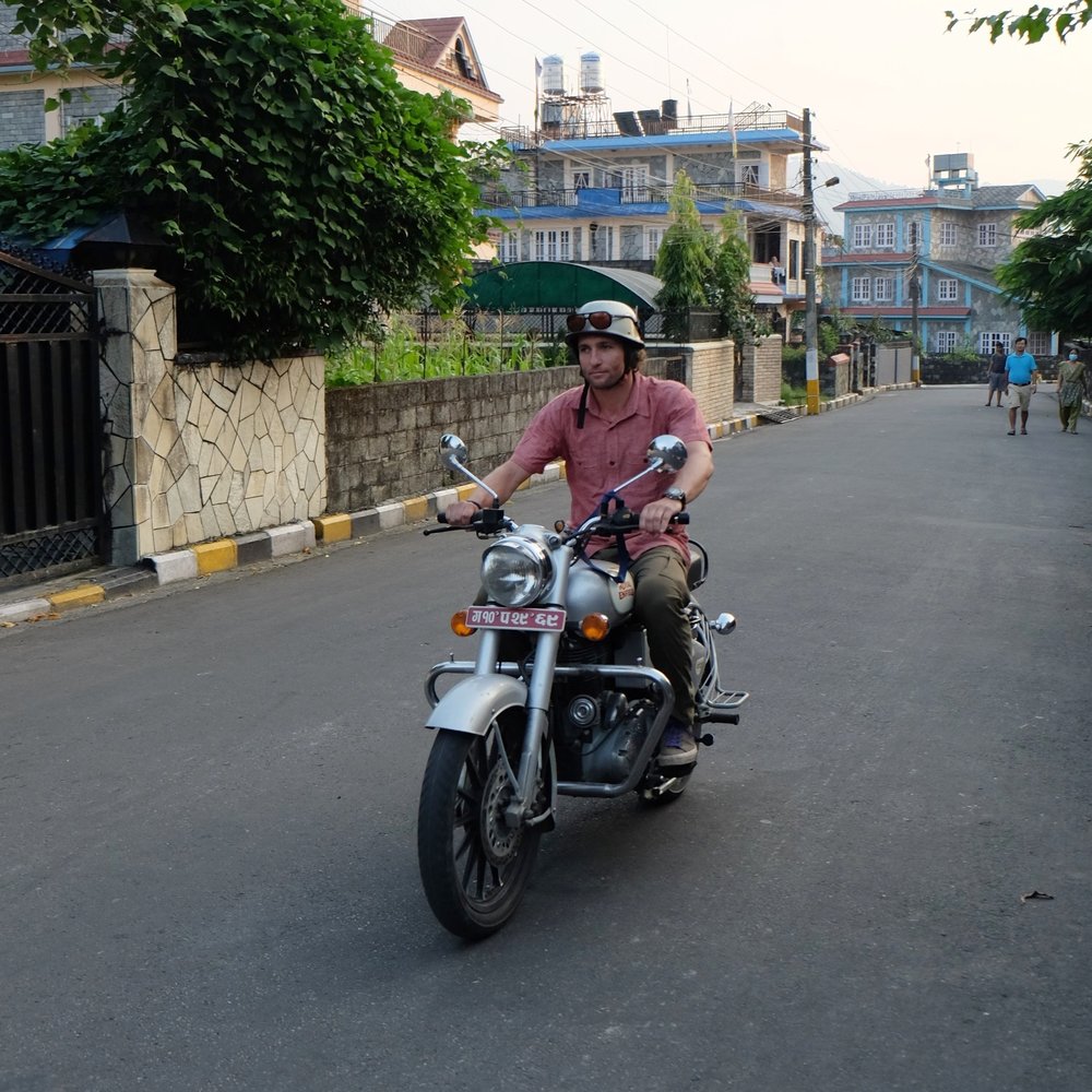 Kaspar and the Royal Enfield