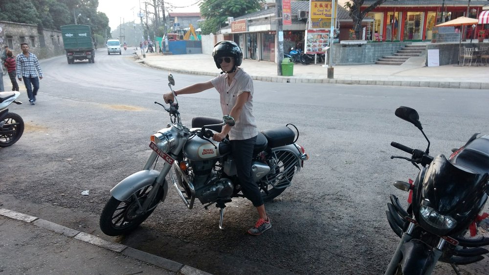 Ali and the Royal Enfield