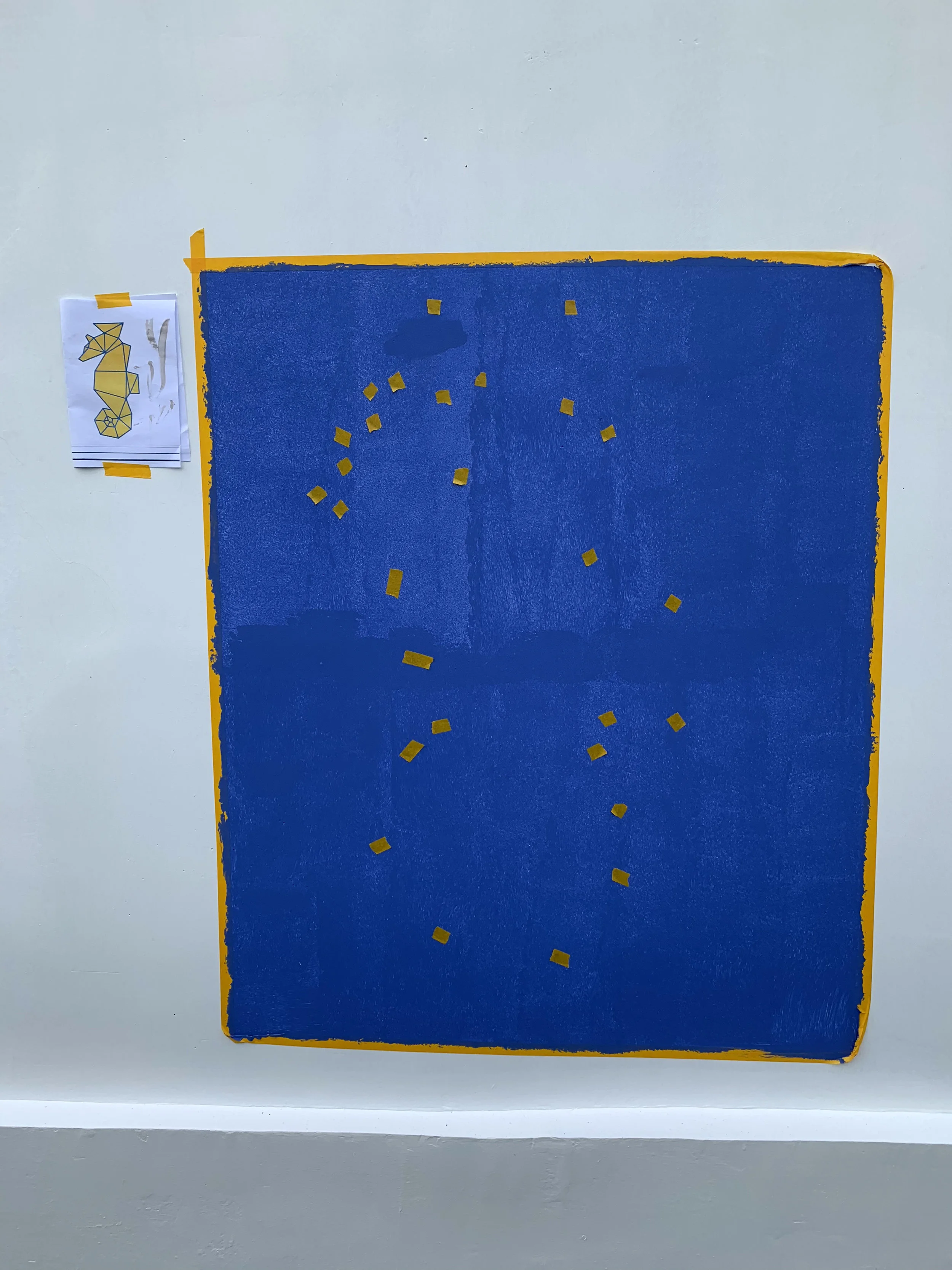 Step 1: Plot the connections with tape.