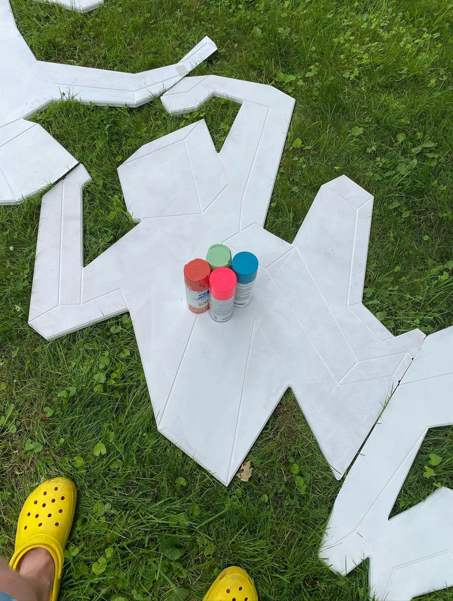 Backyard summer arts.