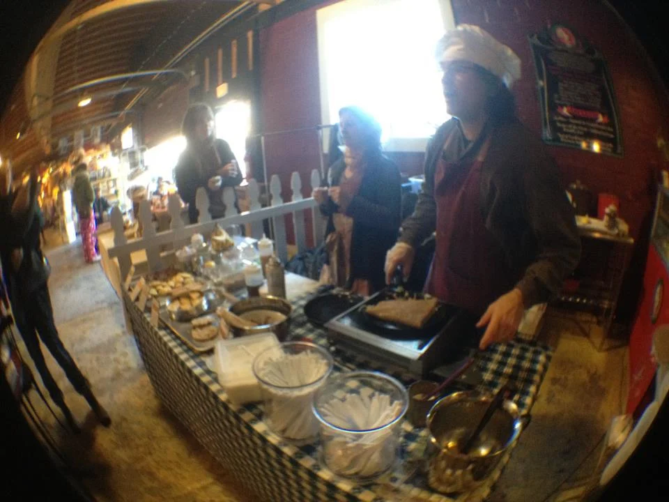 A treat of Fresh crepes 