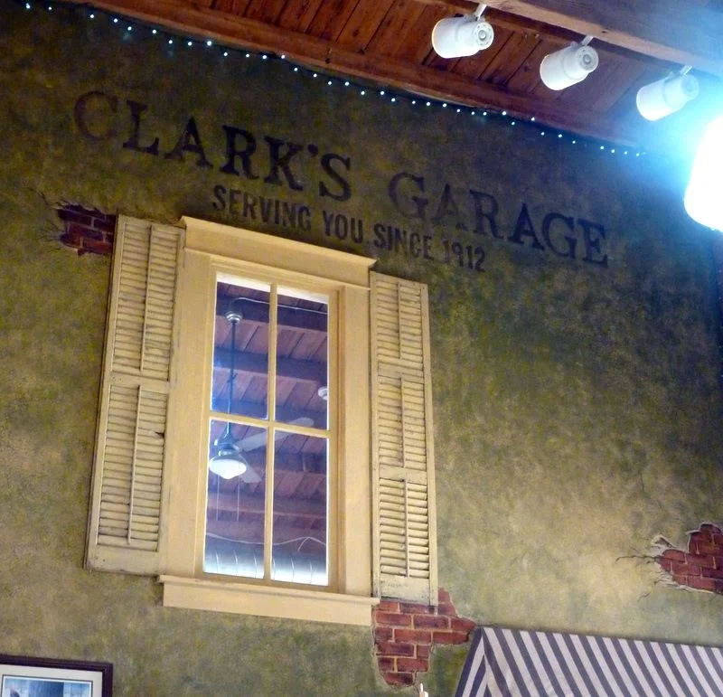 Hand painted interior of the market
