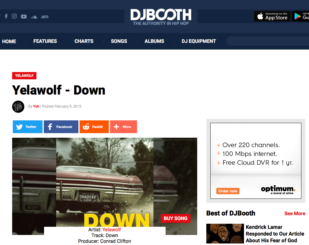 DJ Booth features Yelawolf "Down" Video