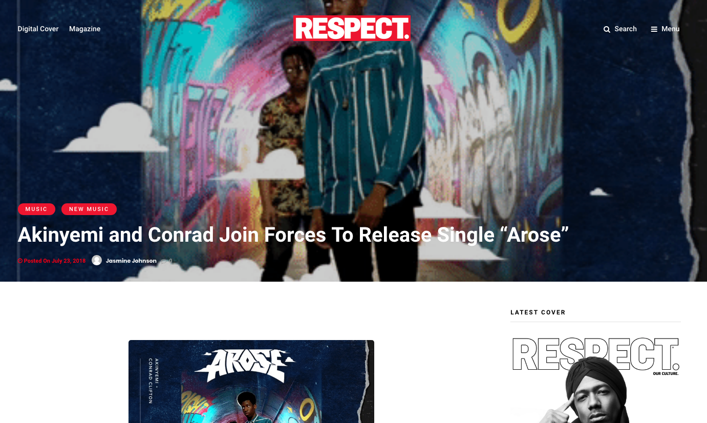 "This track gives me Outkast “Stankonia” vibes." - RESPECT Magazine