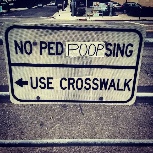 NO PED POOP SING #2milesoftelegraph