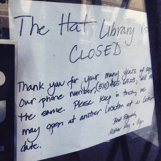 Alas poor Hat Library #2milesoftelegraph