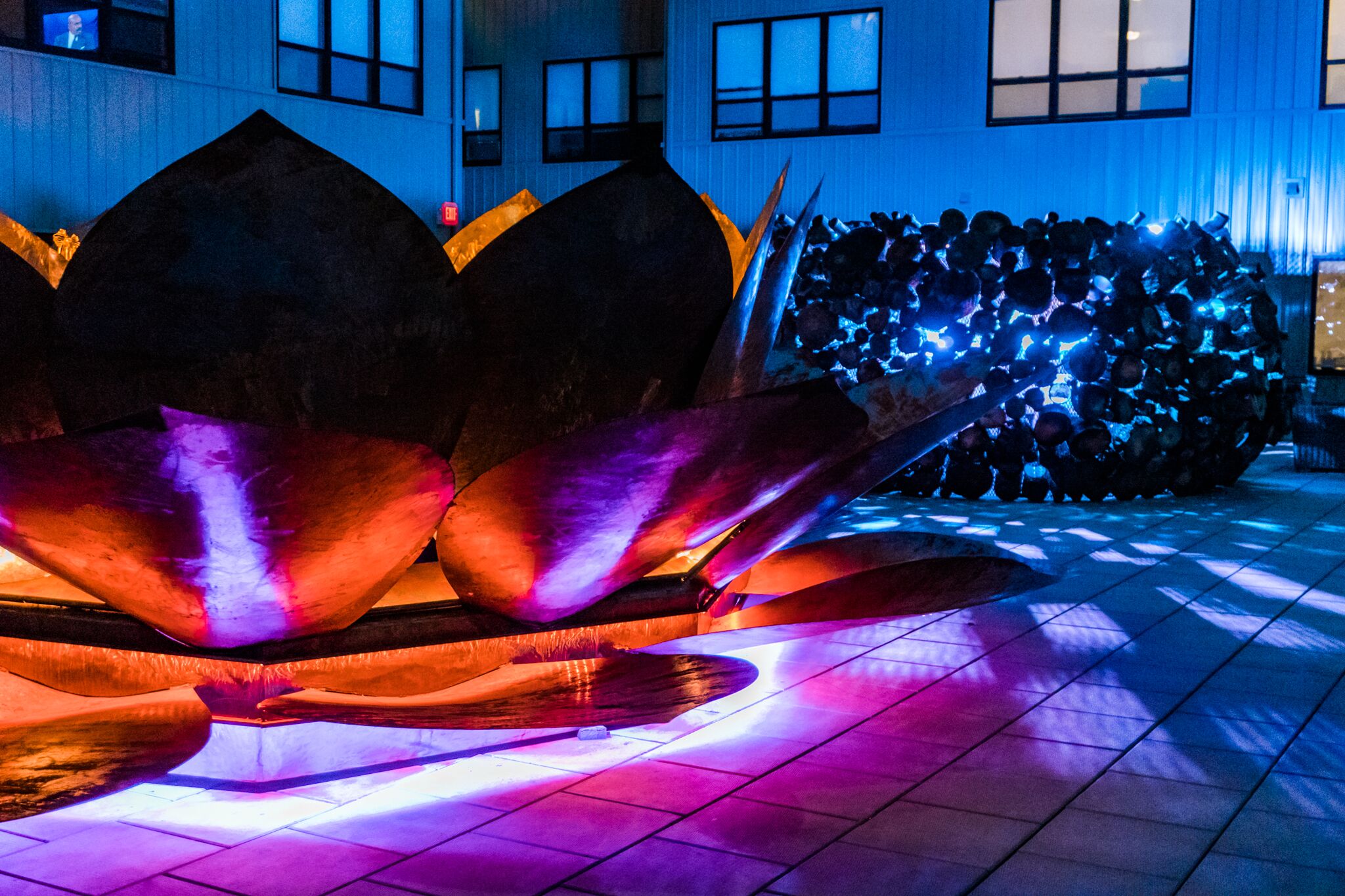 Artist : Conrad Allen Location : 25 Senate Place, Jersey City. NJ. Date : 2016, Permanent Install. Photo / Video : Peyton Frank