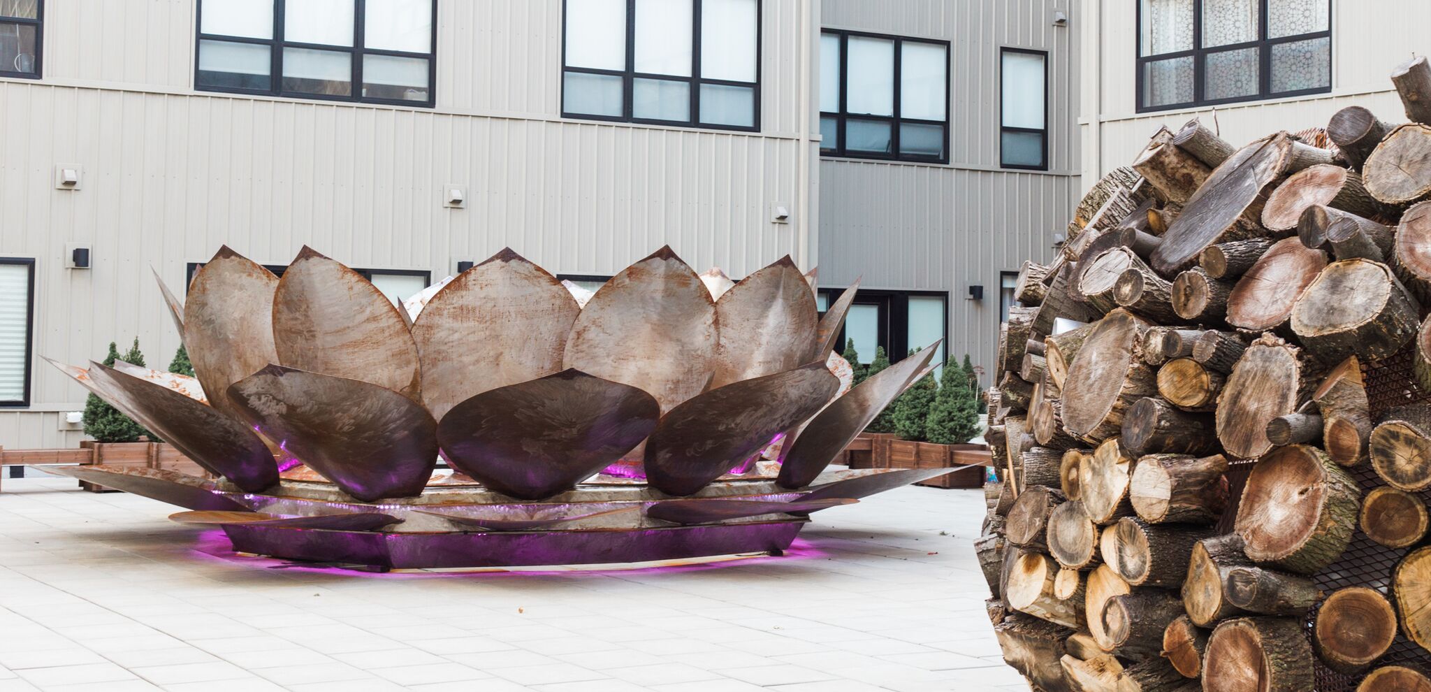 Artist : Conrad Allen Location : 25 Senate Place, Jersey City. NJ. Date : 2016, Permanent Install. Photo / Video : Peyton Frank