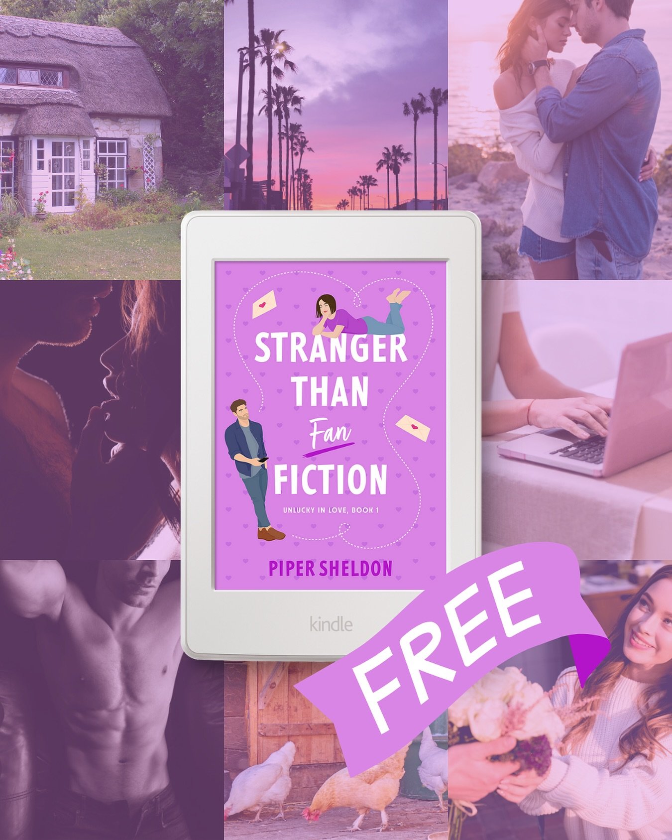 🥳SURPRISE!!🥳

My sweet book baby is ZERO PENNIES to download and read the next few days!!
ENJOY!! 

❤️Romantic comedy
🤫 Secret identity 
💌Penpals to lovers
😍He falls first
😅Witty banter/letter exchanging 
🥵Steamy slow burn

STRANGER THAN FAN F