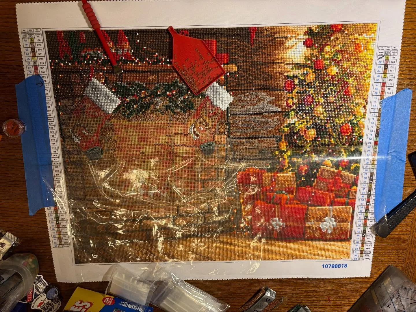 1. Working on diamond art to avoid the plethora of half unpacked totes of Christmas decorations that current clutter the house. 
2. BOOKISH ADVENT STARTS MONDAY!!!! 
3. Don&rsquo;t forget to download all these amazing TOTALLY ZERO PENNIES BOOKS. 
4. 