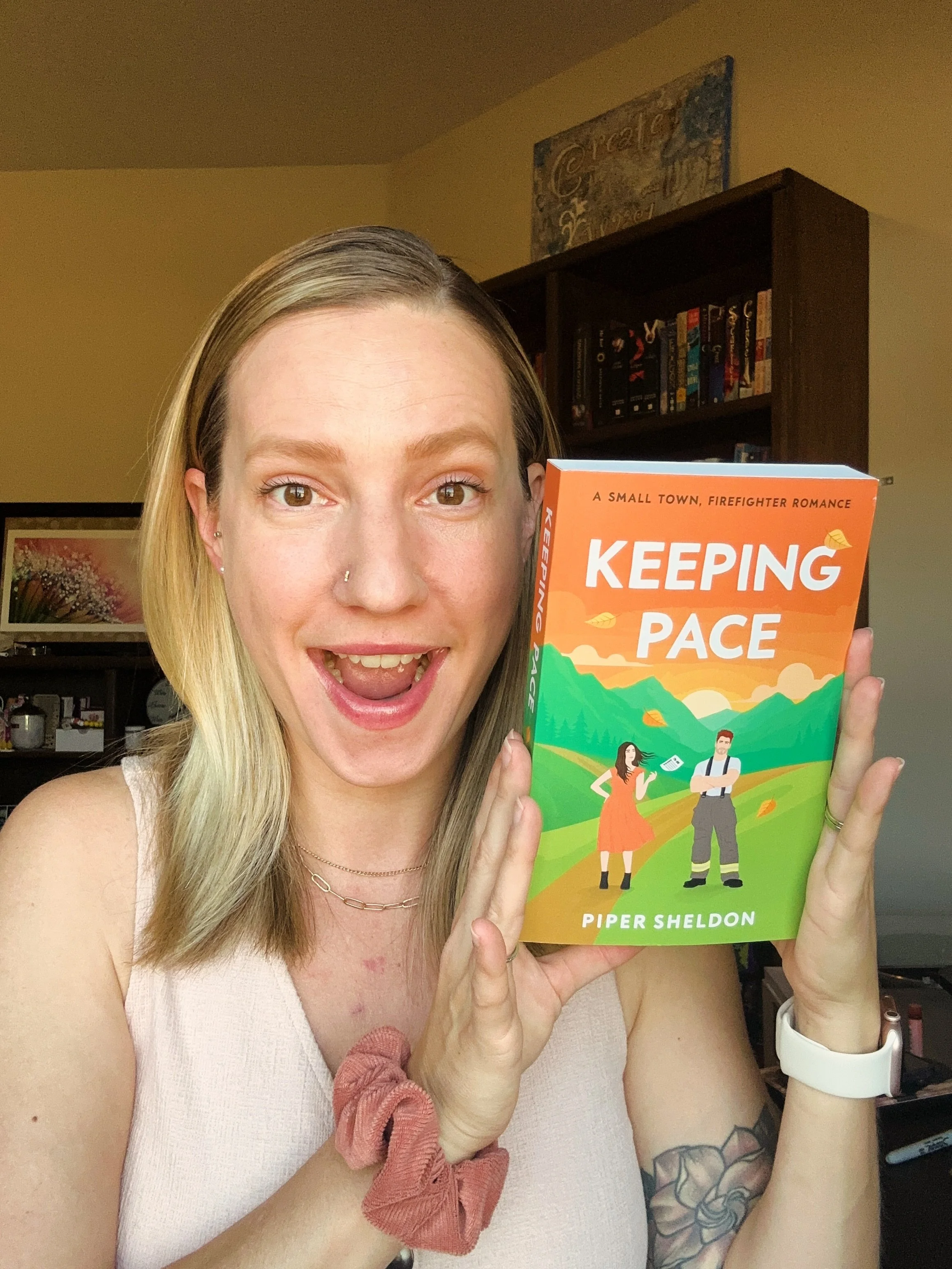 💕🚒📚ICYMI!! KEEPING PACE IS LIVE!!
My smalltown firefighter romance has been added to my sweet collection of book babies. I&rsquo;m so incredibly proud of this book and so incredibly filled with love and gratitude for an amazing release day!!
 I LO