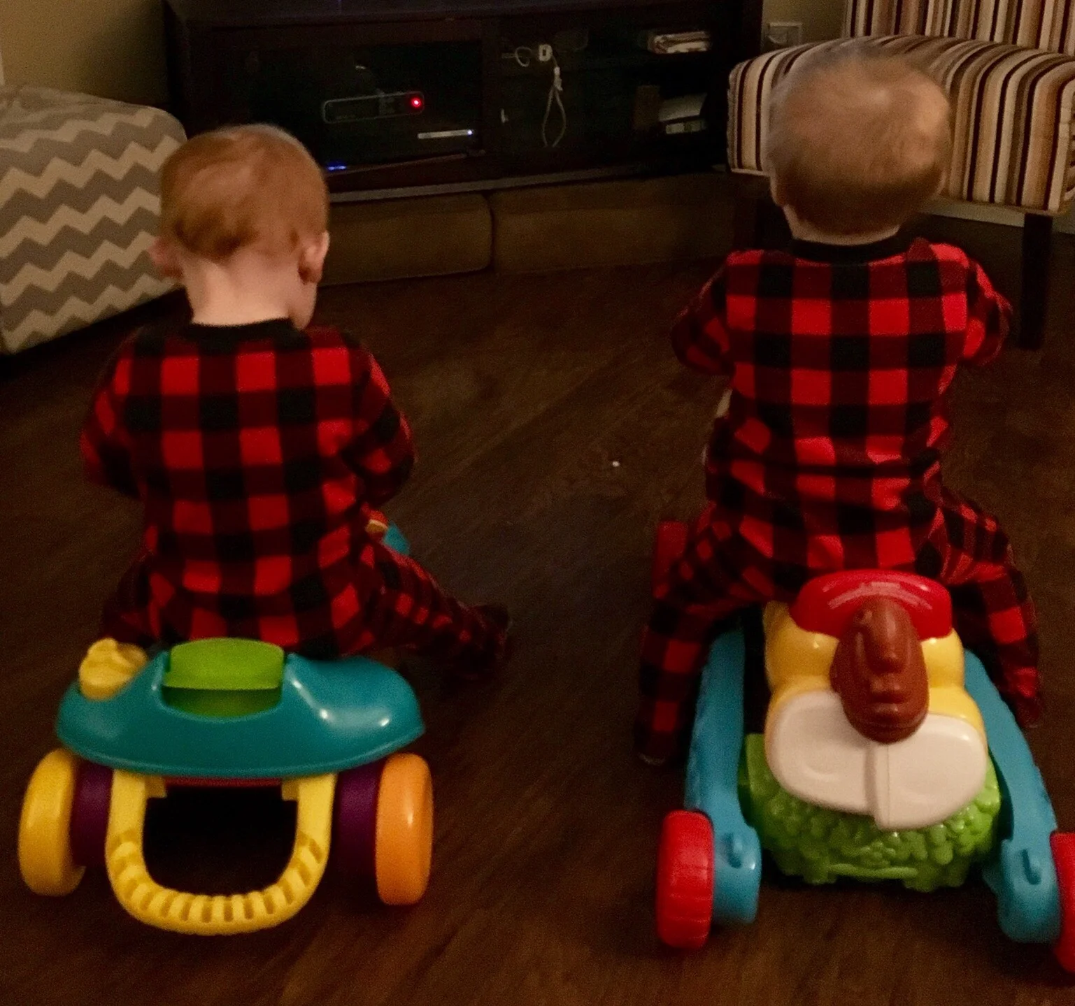 Joshua and Julian, ready to roll 
