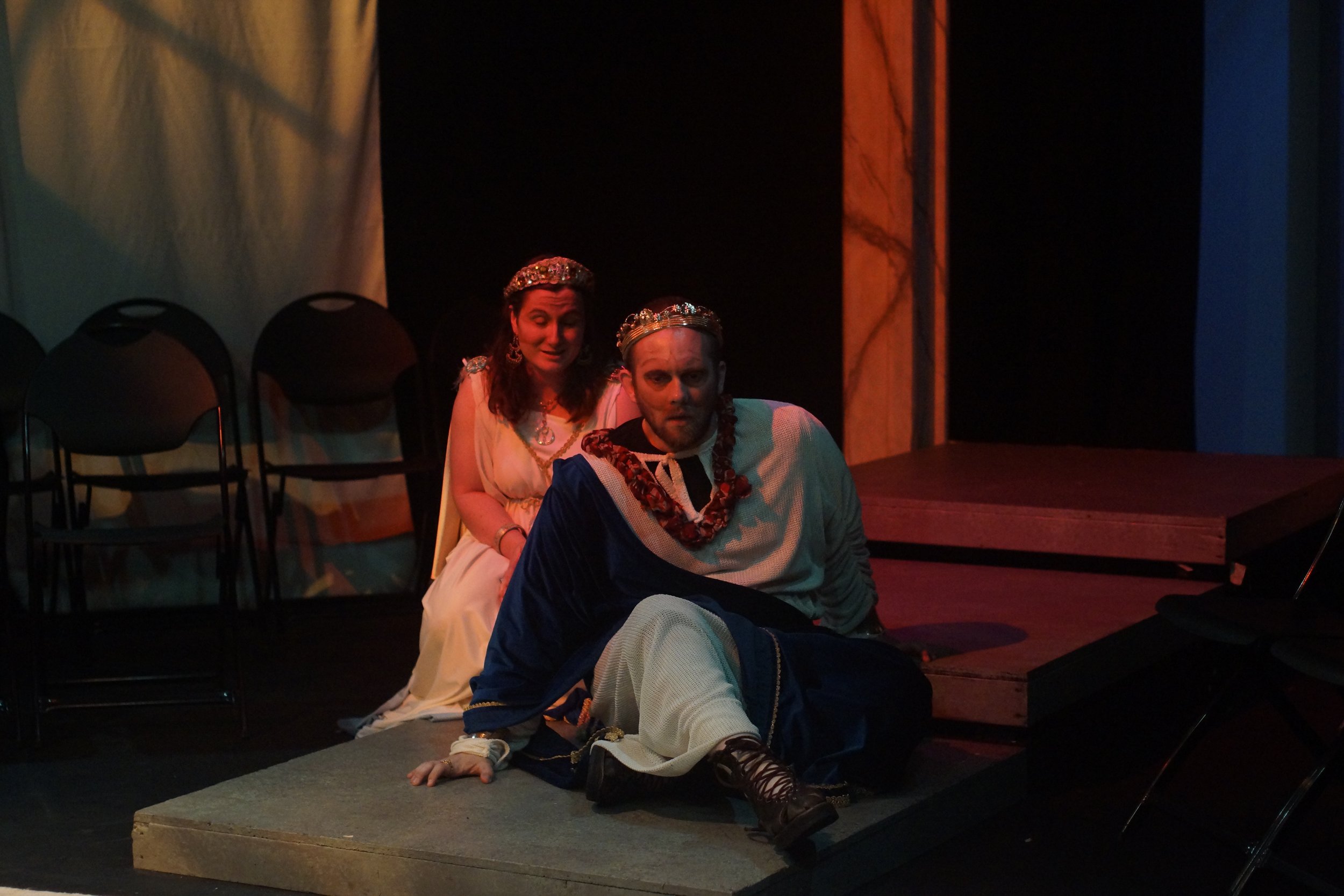 Lauren Connollu as "Iocasta" &amp; Ryan Joseph Yow as "Oedipus"