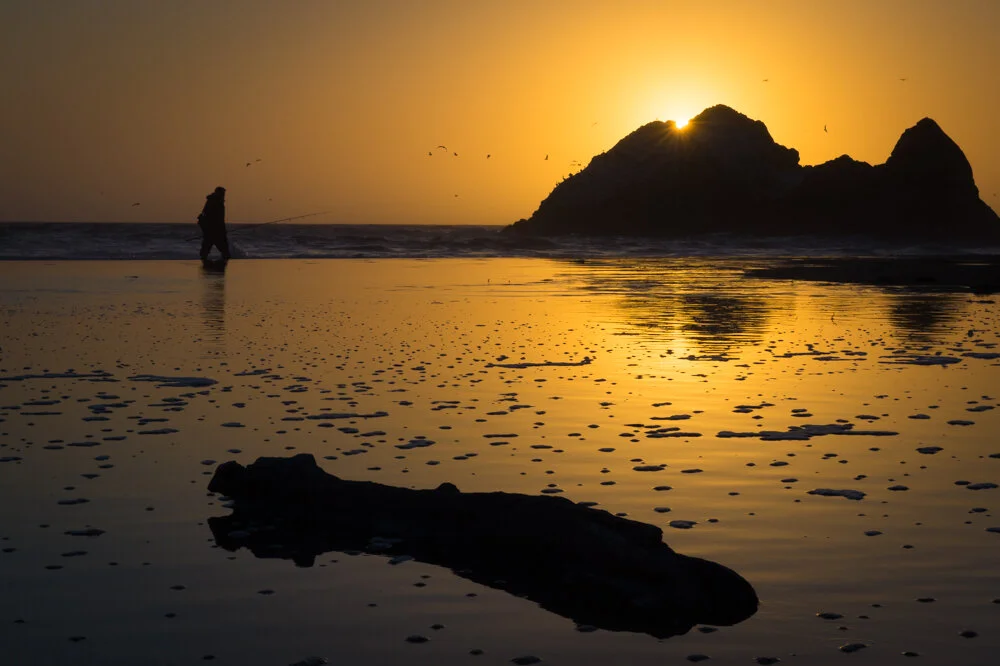 Ocean Beach Fisherman