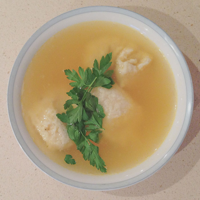 A little bit of coriander on top and it's ready | Cloudberry Lane