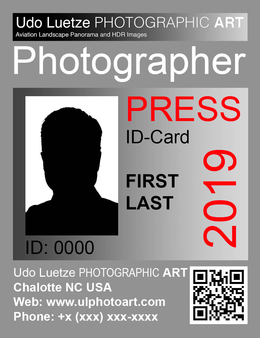 PRESS — Udo Luetze PHOTOGRAPHIC ART Pertaining To Photographer Id Card Template