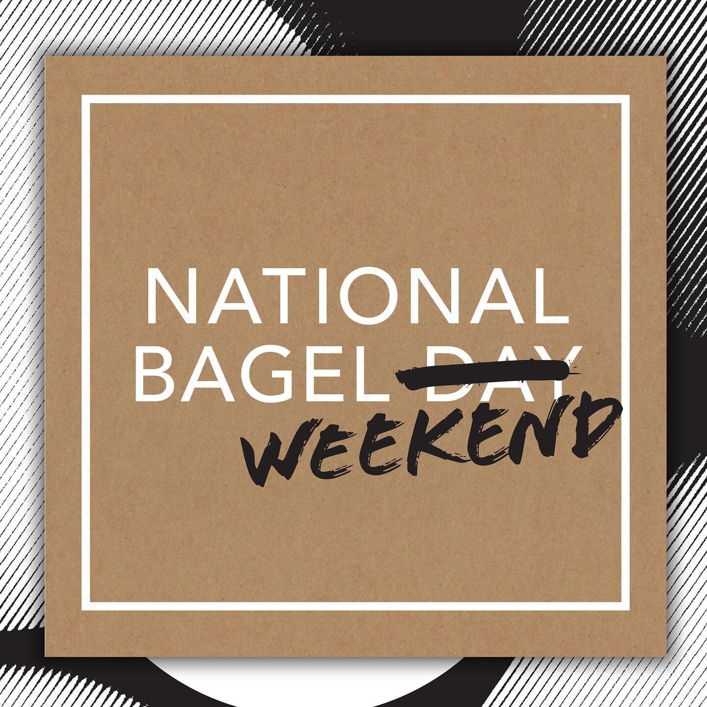 Celebrate #NationalBagelDay with us this Saturday &amp; Sunday! We&rsquo;re offering a few special deals for our beloved bagel fans. 🥯🖤✨

Organic Bagels by the Dozen: $15 
Minneapolis T-Shirt: $15 
Rise @miir Tumblers: $20

#risebagelco #nationalba