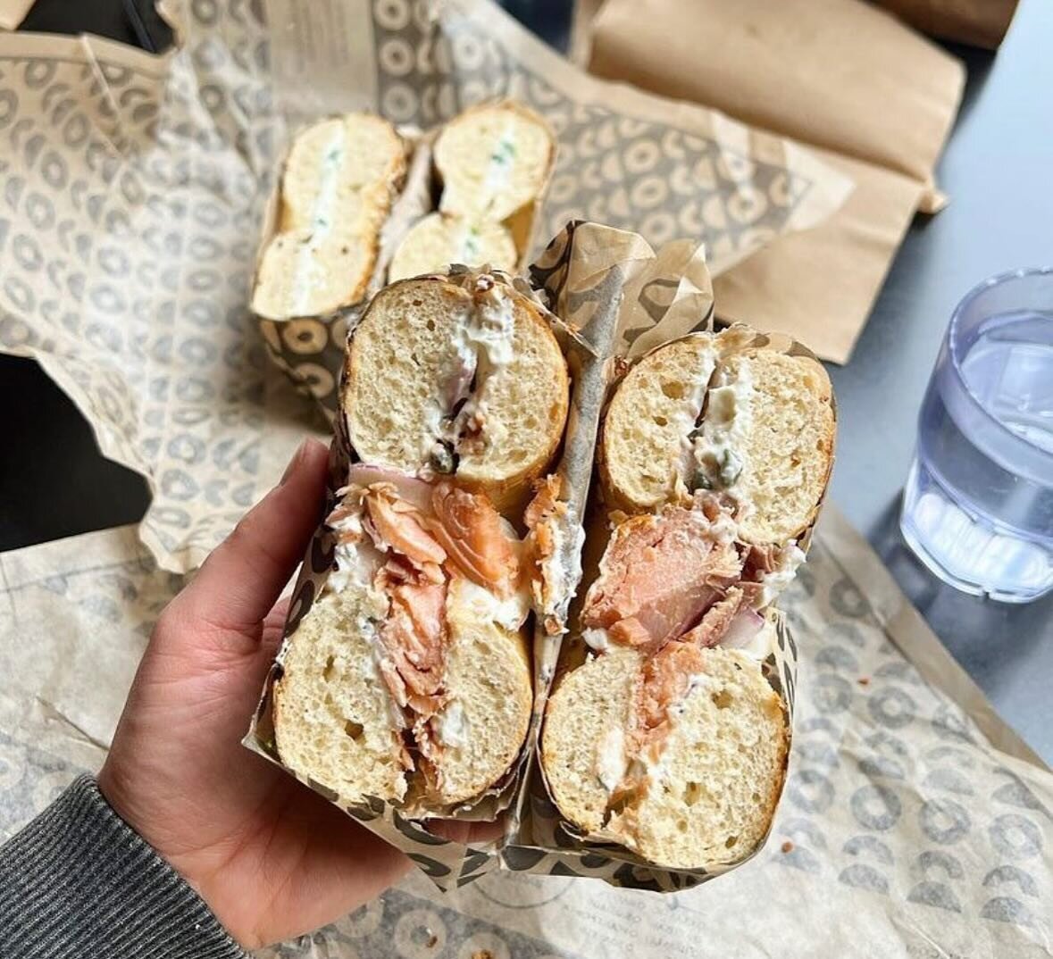 Catch our Smoked Salmon two more days this week! We&rsquo;re closed Sunday. 🥯🖤✨📷: @megthefoodie 

#risebagelco #glutenspree #organicflourpower #cheerforschmear #nicebagels #bagelbodega #riseandgrind