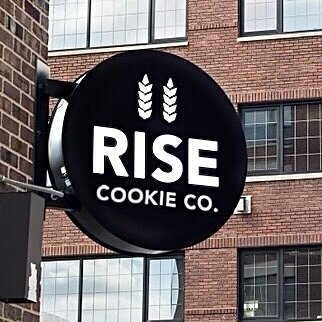 BIG NEWS! Our cookies have become so popular that, starting tomorrow, we&rsquo;re officially re-branding as Rise Cookie Co. Instead of a bagel shop that sells cookies, we are now a cookie shop that sells bagels. Come in and try our signature house-ma