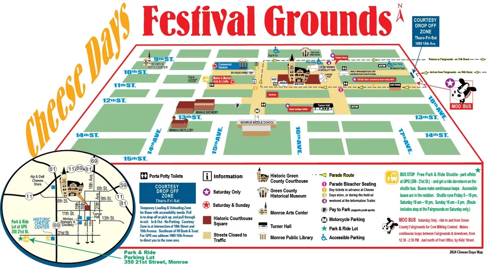 Festival Map — CHEESE DAYS