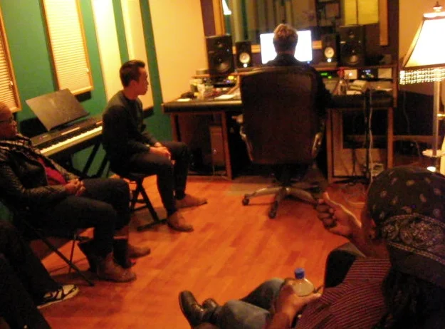 Geisha Hit Squad at Lucky Dog Studios, December 2014
