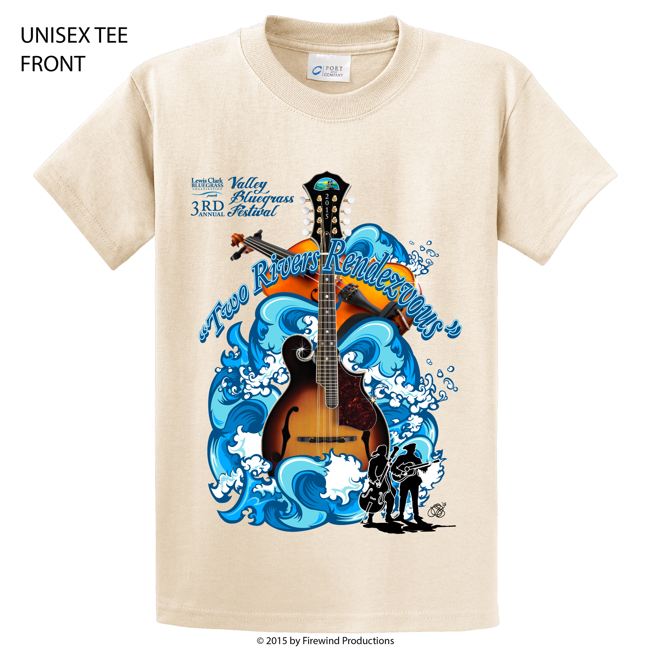 Introducing the 2015 Valley Bluegrass Festival Tee!