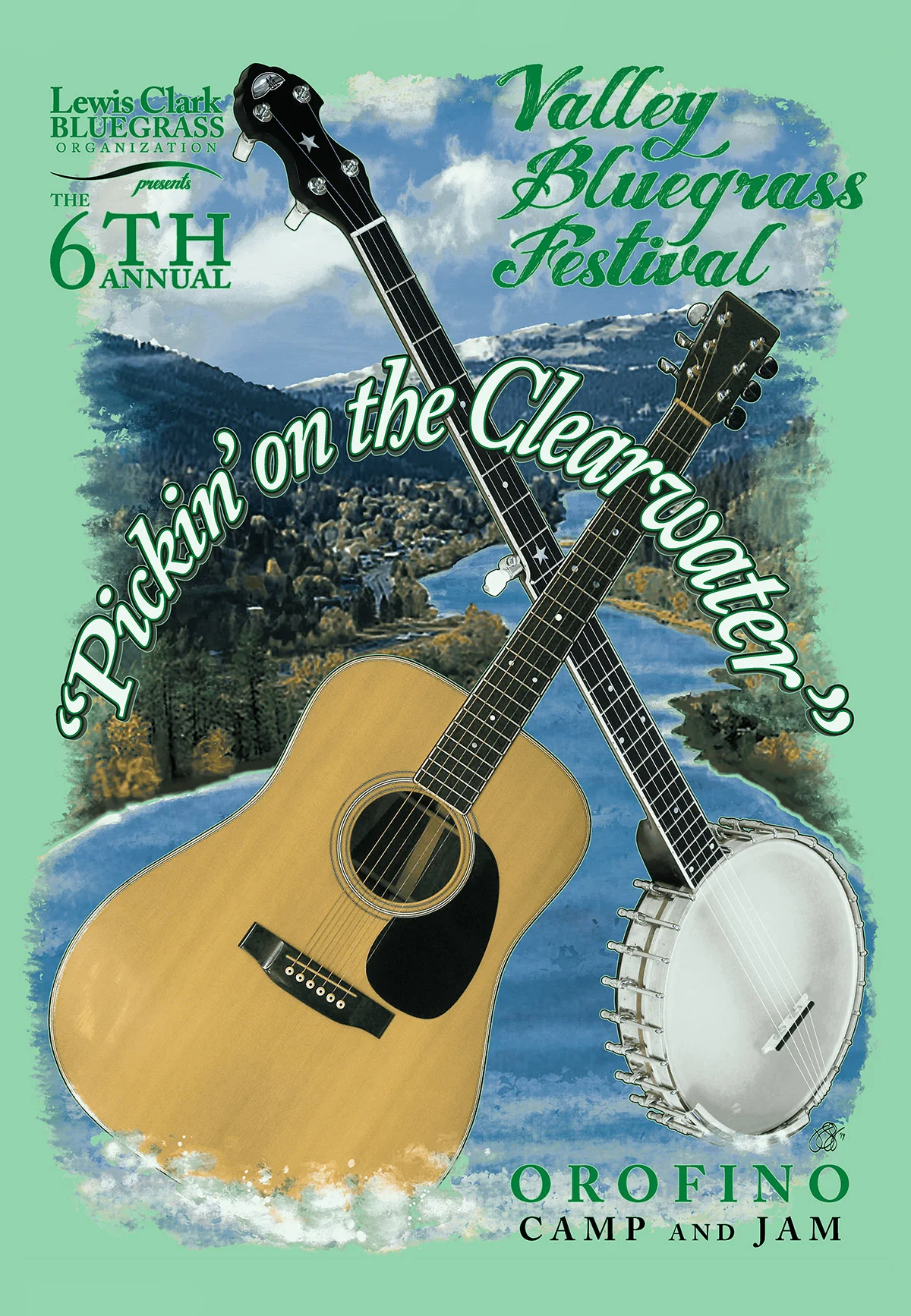 Presenting the 2019 Valley Bluegrass Festival Tee