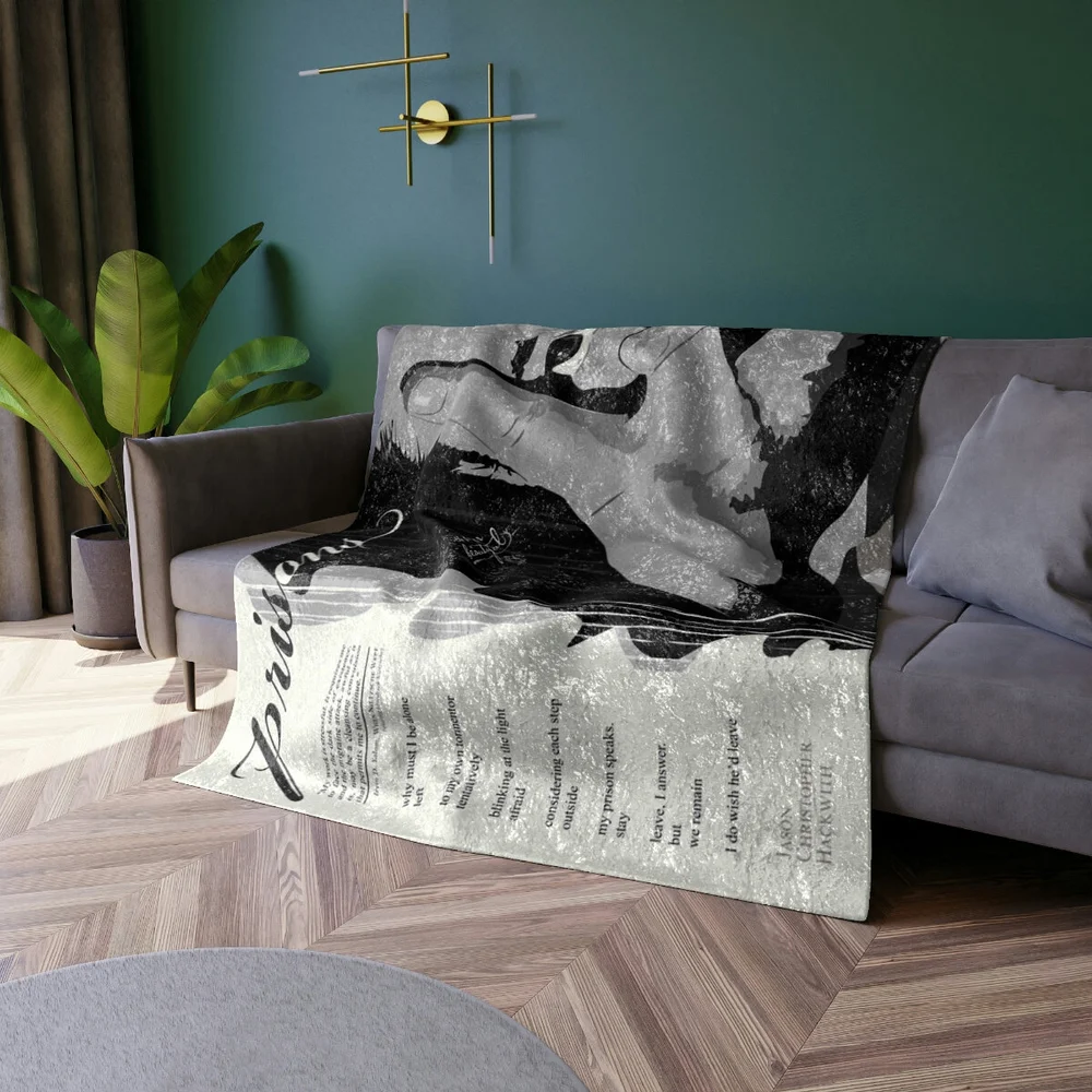 Crushed velvet throw blanket sale