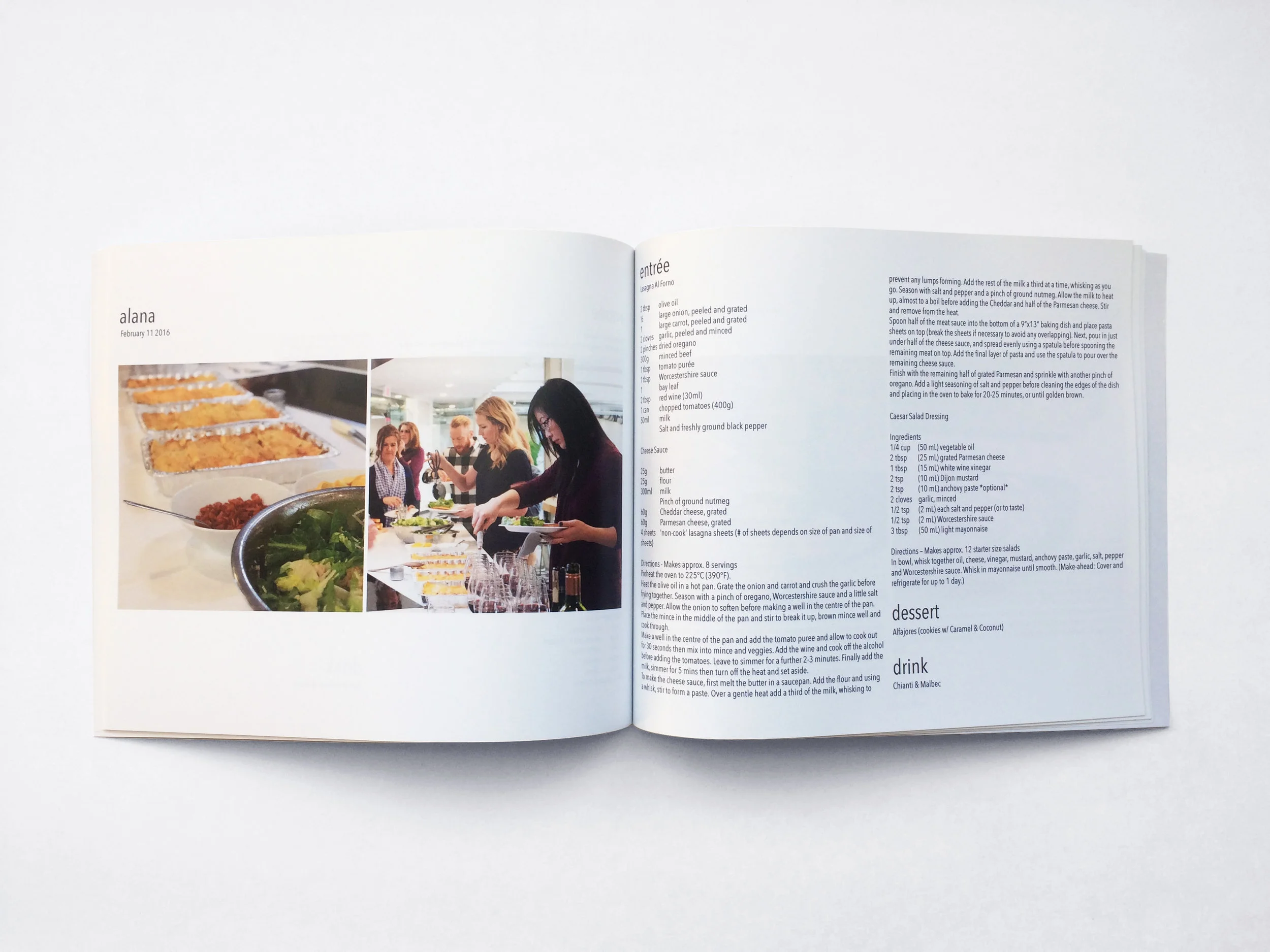 Lunch Club Round One Cookbook