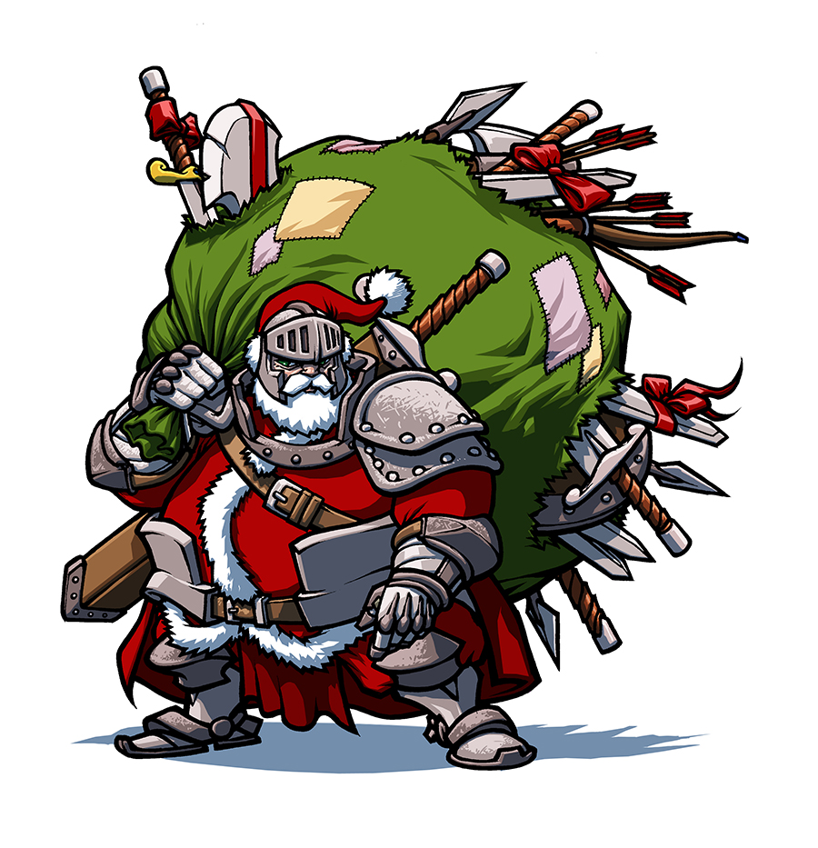 A Christmas card for Orbit Books.