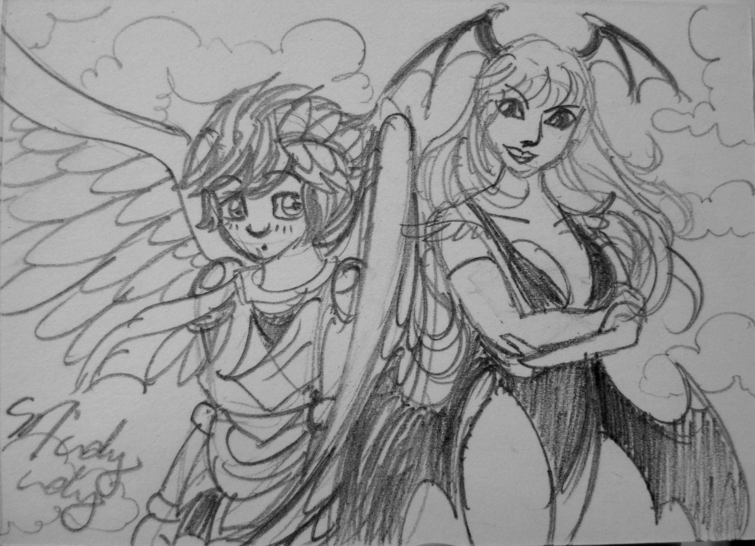 Small but cute video game characters! The guy kept mentioning "Dark Stalkers" and I kept not remembering what it was until I saw a picture and was like "OOOHHHH I saw ads for this all the time in comics and anime magazines! Visual memory, not name memory haha!