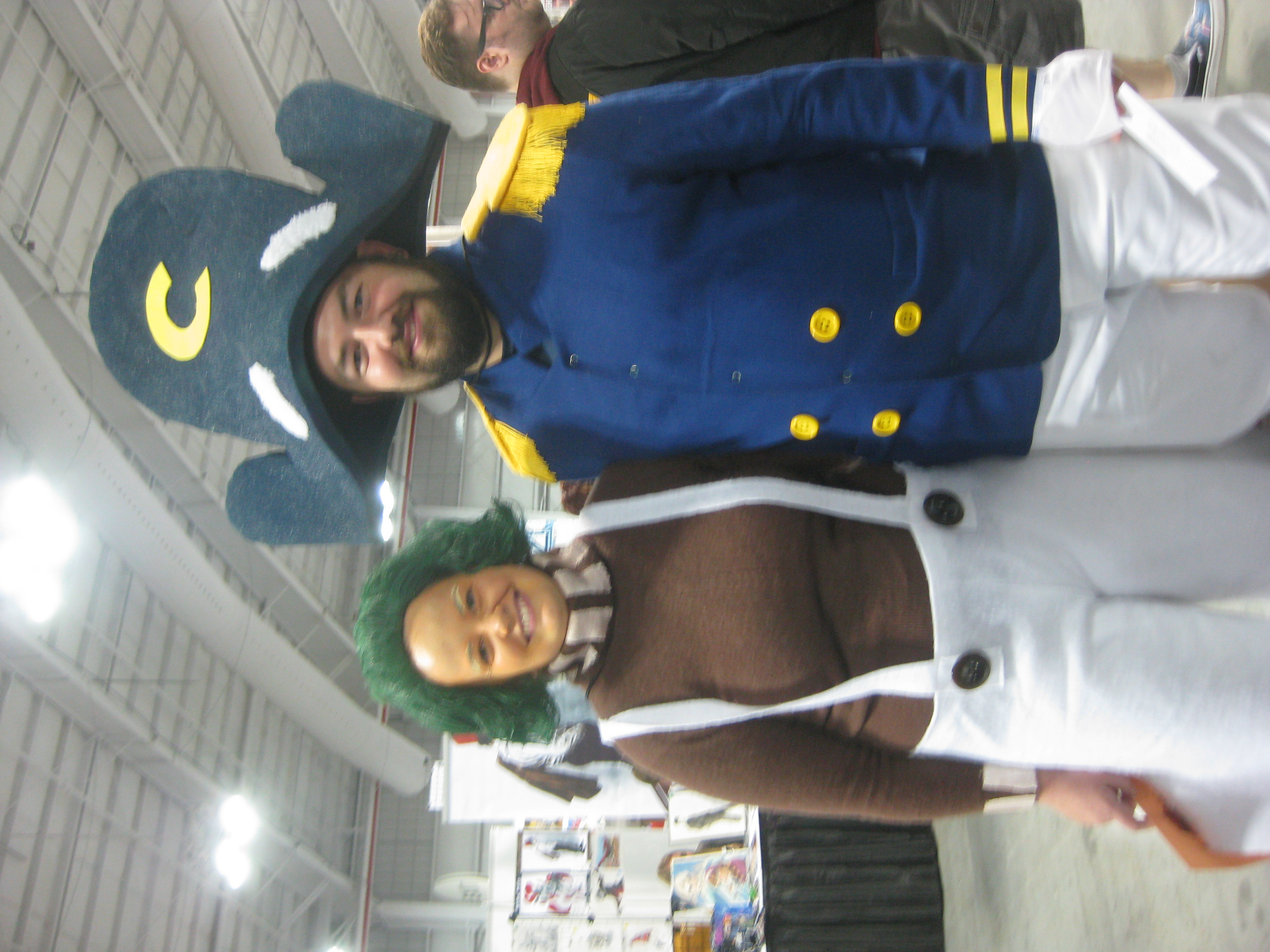 An Oompa Loompa and Captain Crunch... now THERE'S cosplay you don't see every day!
