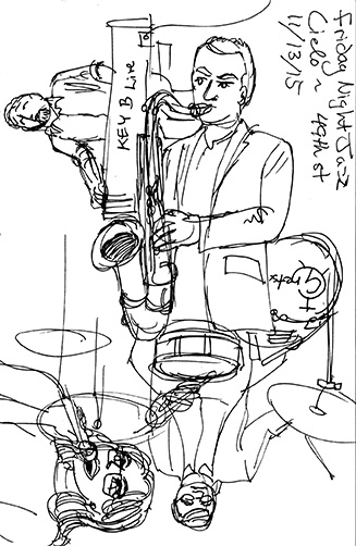Saxophonist Jim Snider and vocalist Champian Fulton