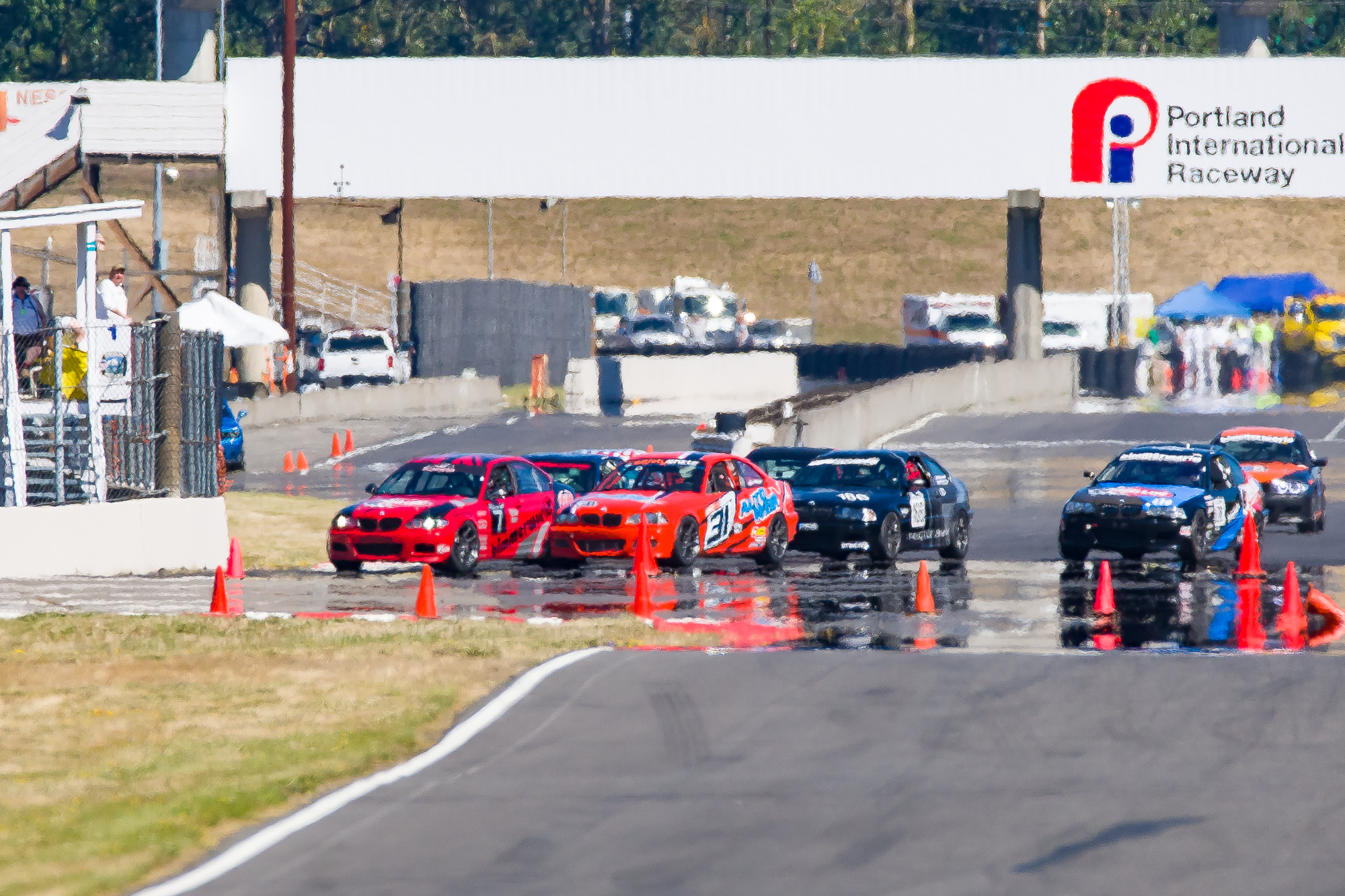 Managed pole position at Rose Cup only to lose in the first corner due to braking too late! 