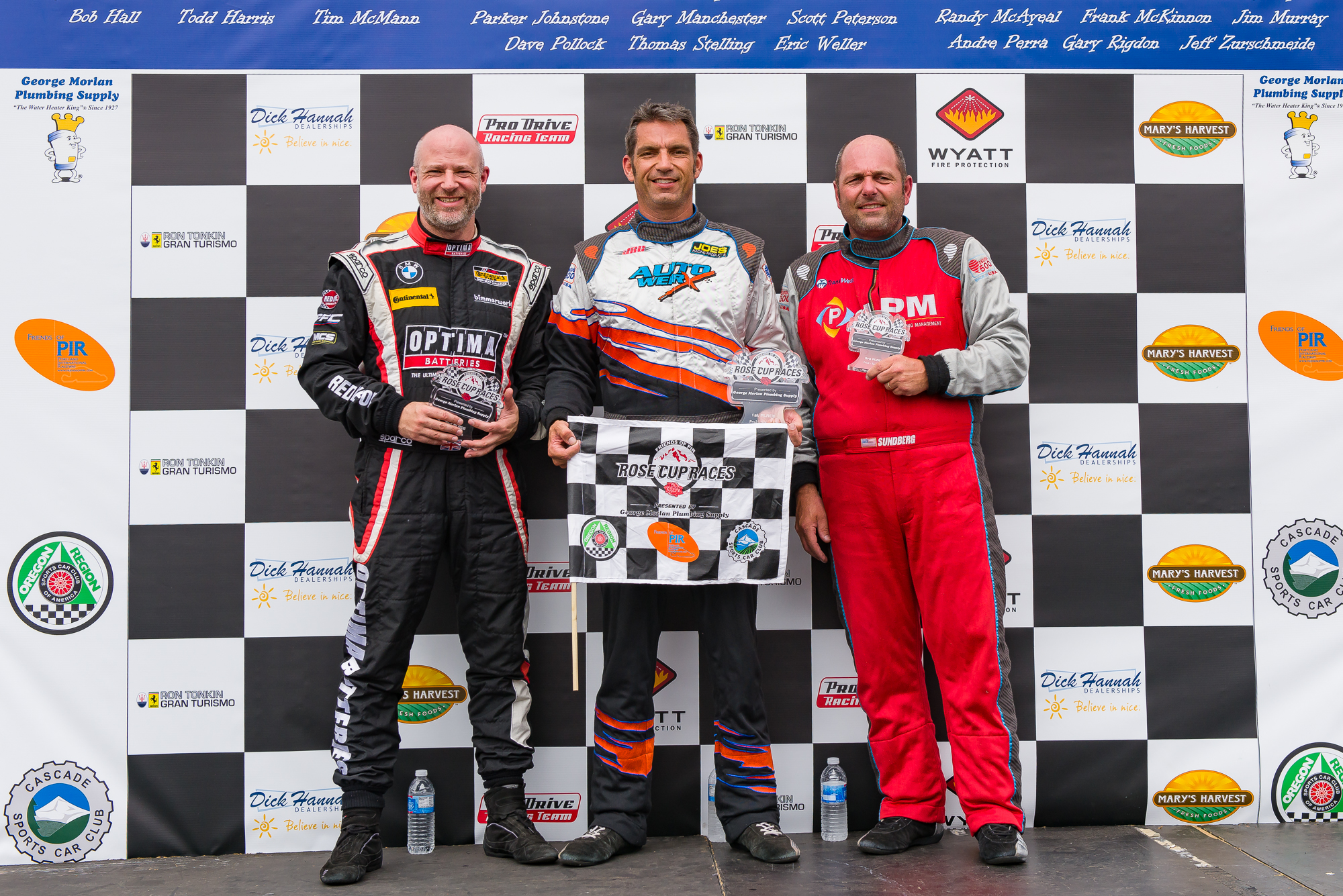 Podium finish (me left, Jason Fraser middle and Mark Sundberg right) at the Rose Cup was a great way to end what was a fantastic weekend! 
