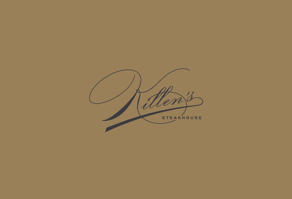 Re-design concept for the legendary Killen's Steakhouse in Houston. Client: Kimberly Park Communications