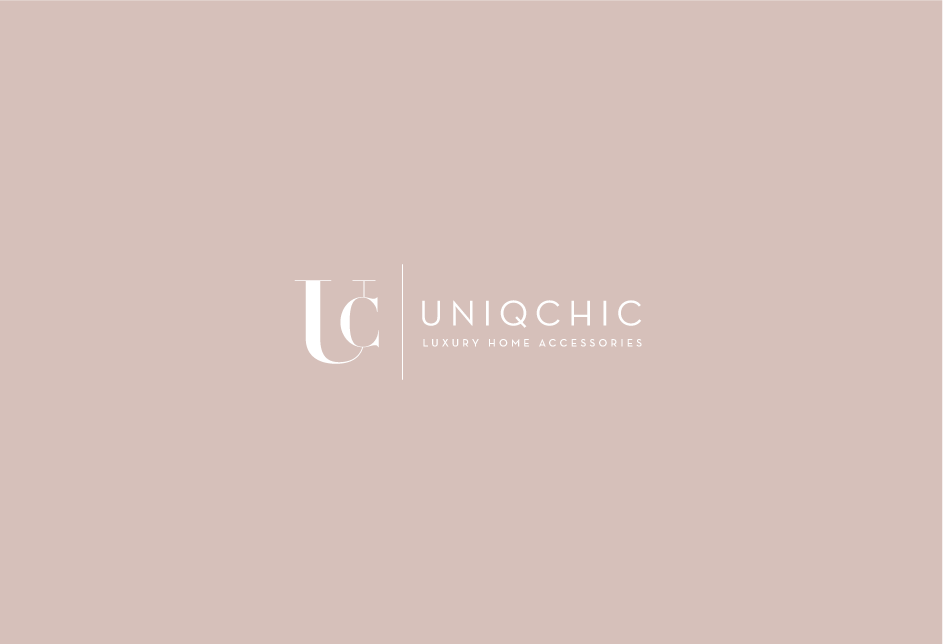 Monogram lockup for an online home accessories retailer. Client: UniqChic