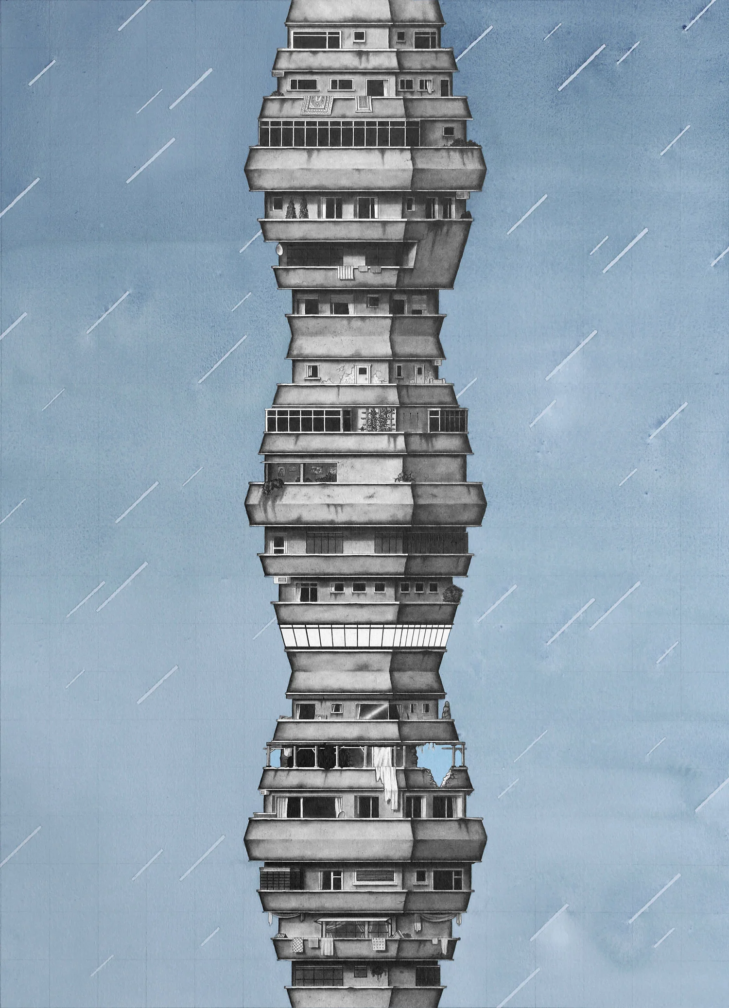 Ba da, Dodā (Breeze block)
