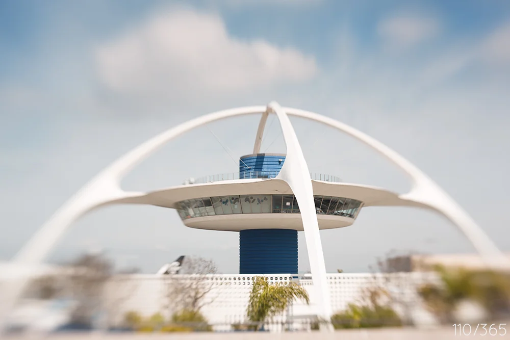 LAX - homeward bound. Saying good bye to a blue sky that should have been there all along. 