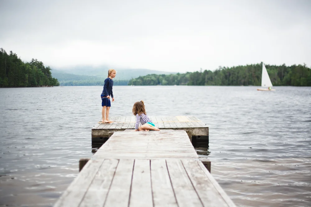 234/365 with brookie on the dock