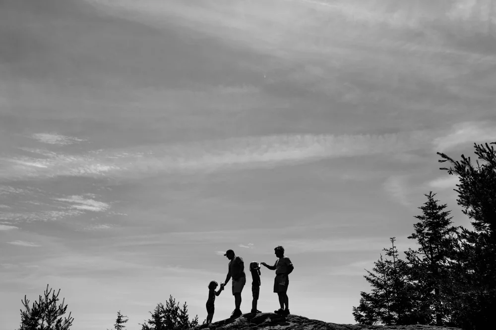 238/365 hiking beech mountain with dzia-dziu