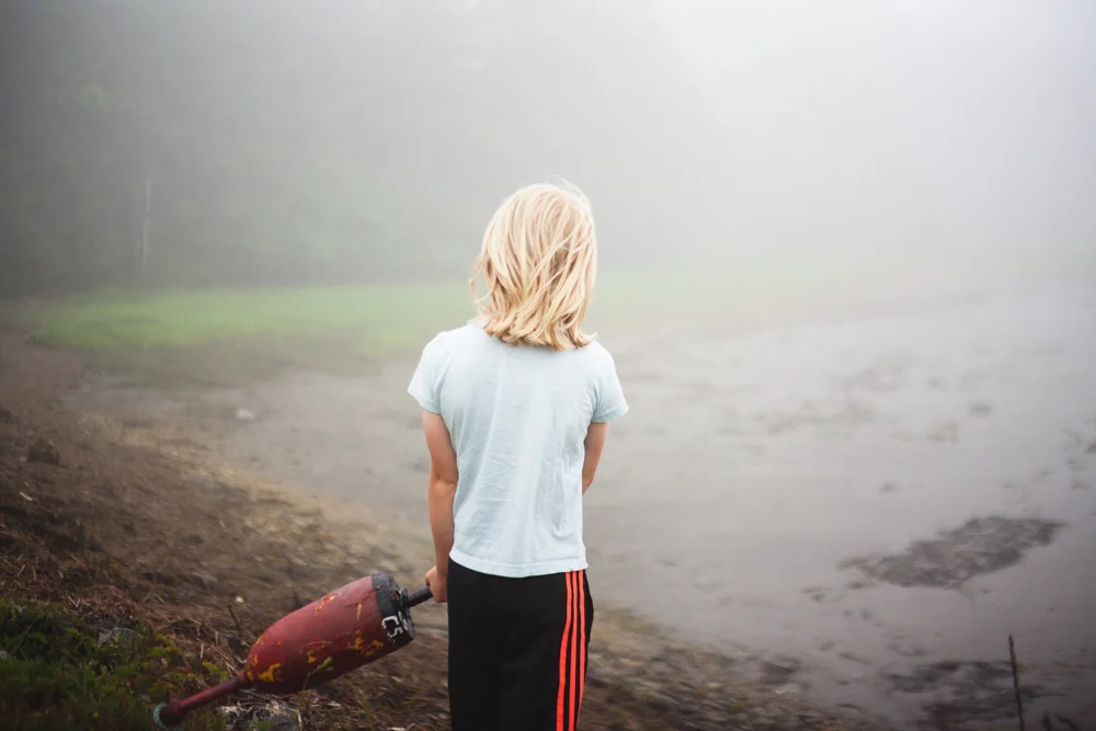 247/365 freelensing practice at the causeway on the way to the farmer's market in the fog and you found a lobster bouy