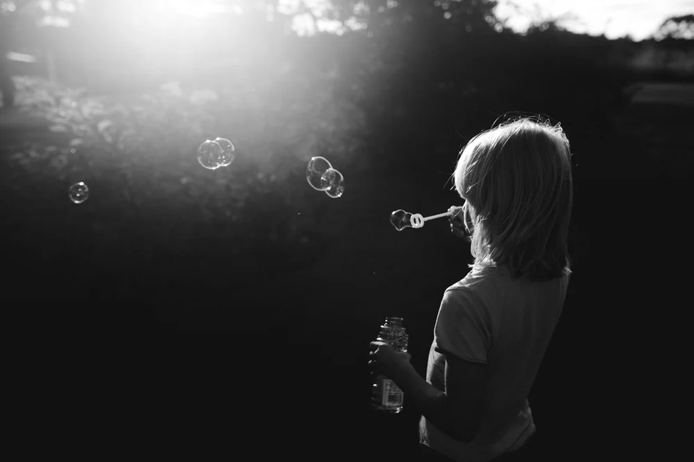 281/365 bubbles and running around the house chasing them with your brother