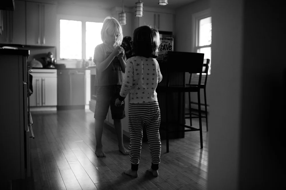 305/365 sharing your lego for a moment with your big brother before breakfast